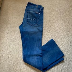 7 For All Man Kind Size 27 Bootcut jeans.